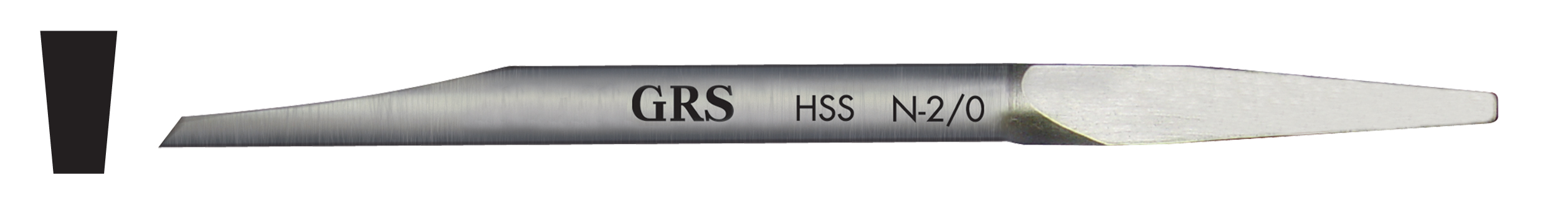 GRS NTG-Stichel flach Nr.N-10/ 1,0mm, HSS