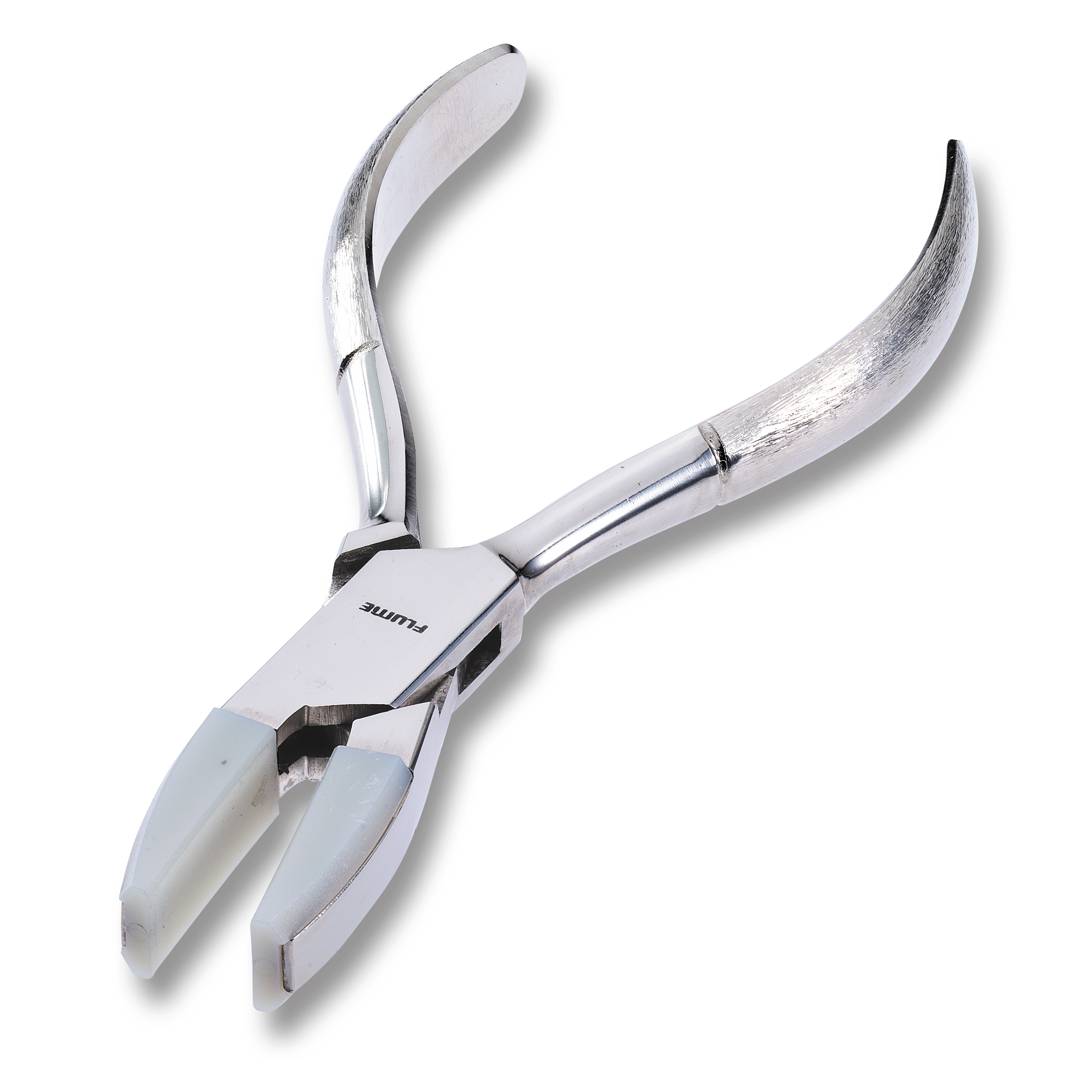 Flat-nosed pliers with plastic jaws 10mm