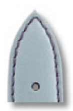 Lederband Arezzo 14mm eisblau, glatt