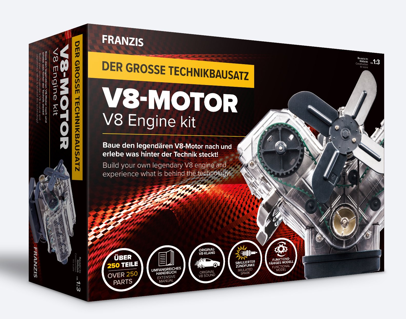 Bausatz Lernpaket V8-Motor