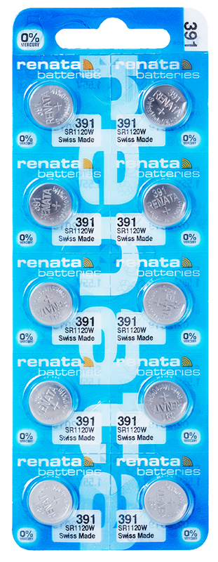 Renata 391 Knopfzelle Multipack