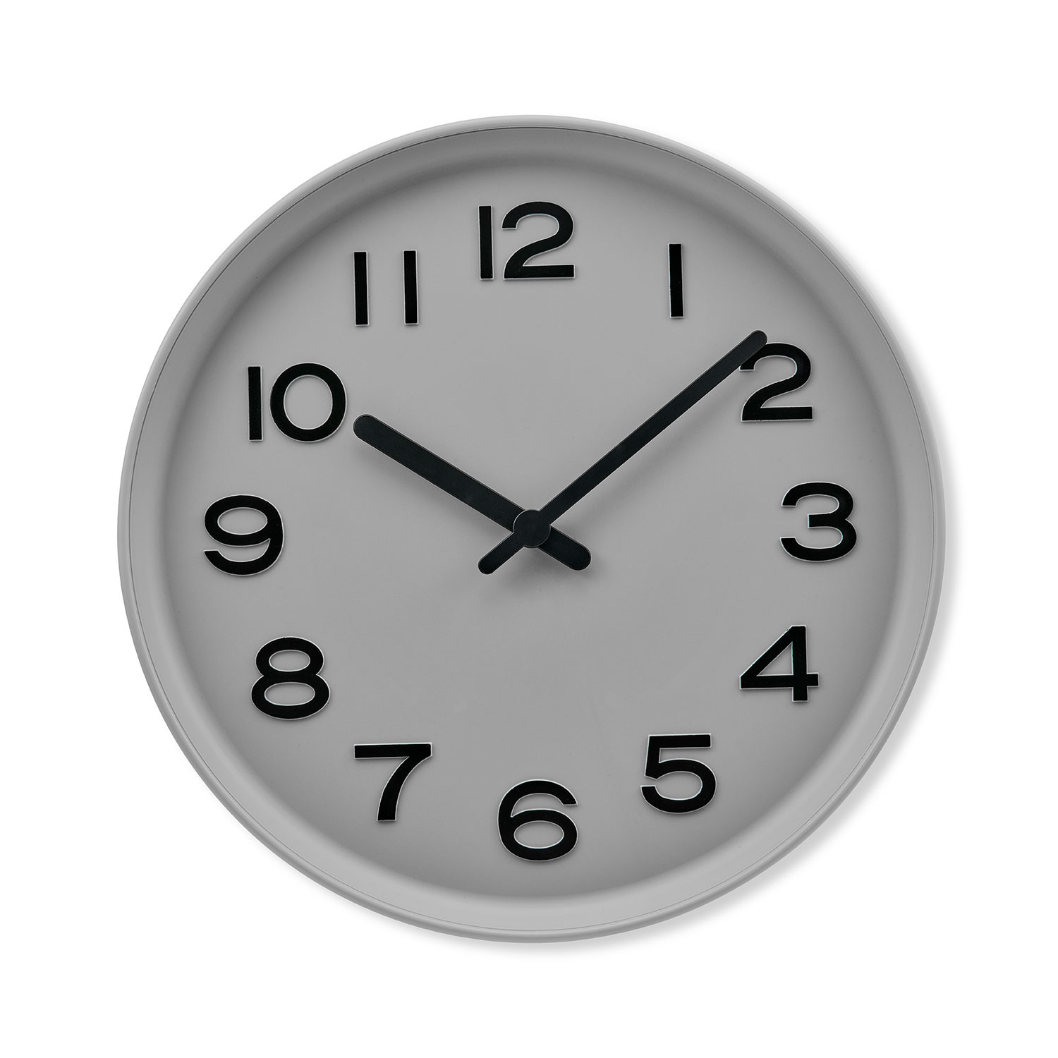 _ Atlanta 4542/4 Quarzwanduhr grau