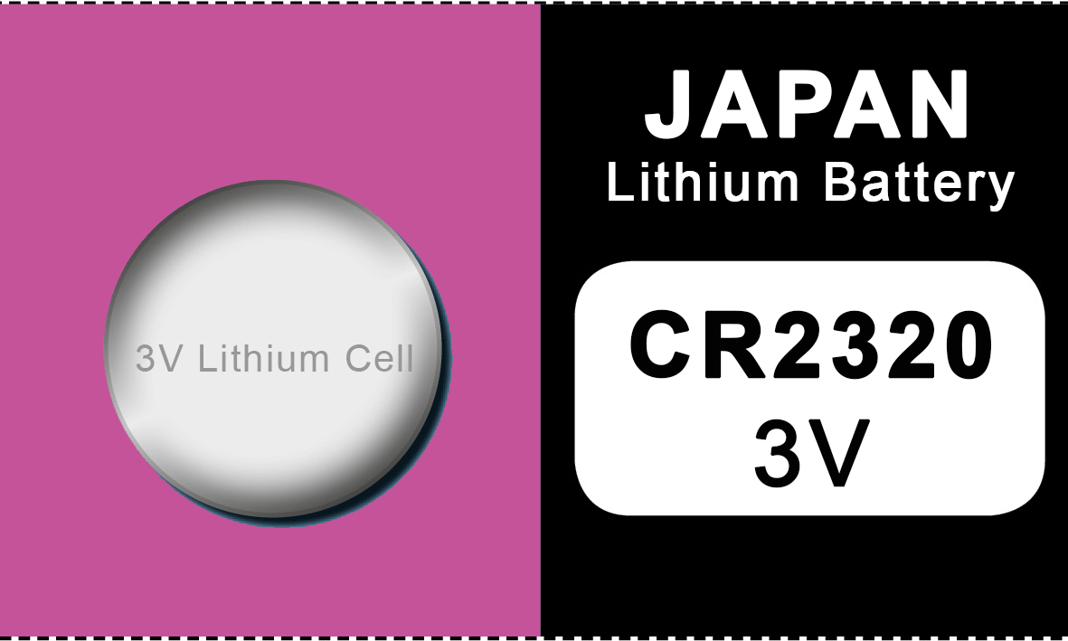 Japan 2320 lithium knoopcel