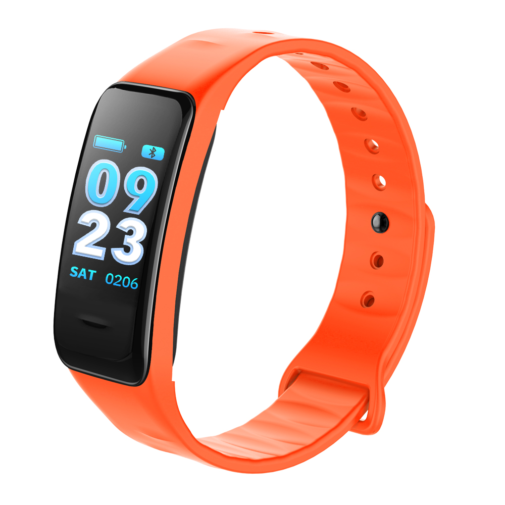 Fitness Tracker oranje met kleurendisplay