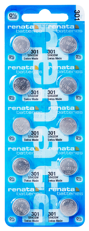 Renata 301 Knopfzelle Multipack