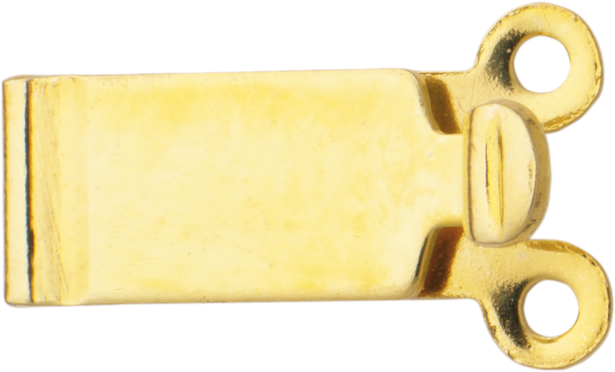 Kastenschnäpper Metall vergoldet, L 9,50 x B 4,90mm