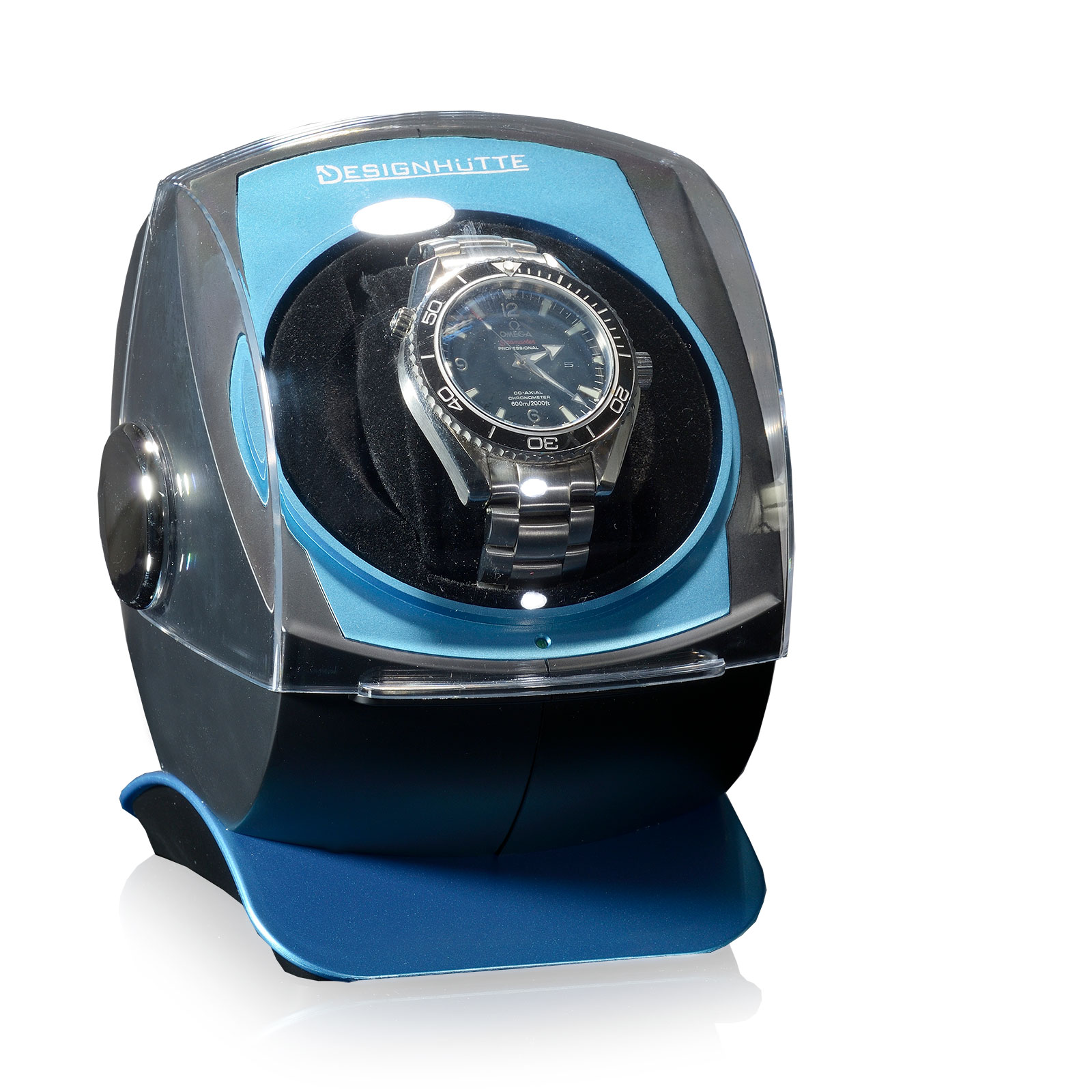 Watch winder Space blue for 1 watch
