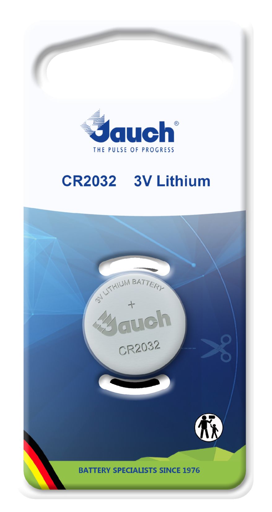 Jauch Secure 2032 Lithium Knopfzelle <br/>Nr.IEC: CR2032