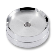 Aluminium pressure piece 16 + 16.5 mm, concave