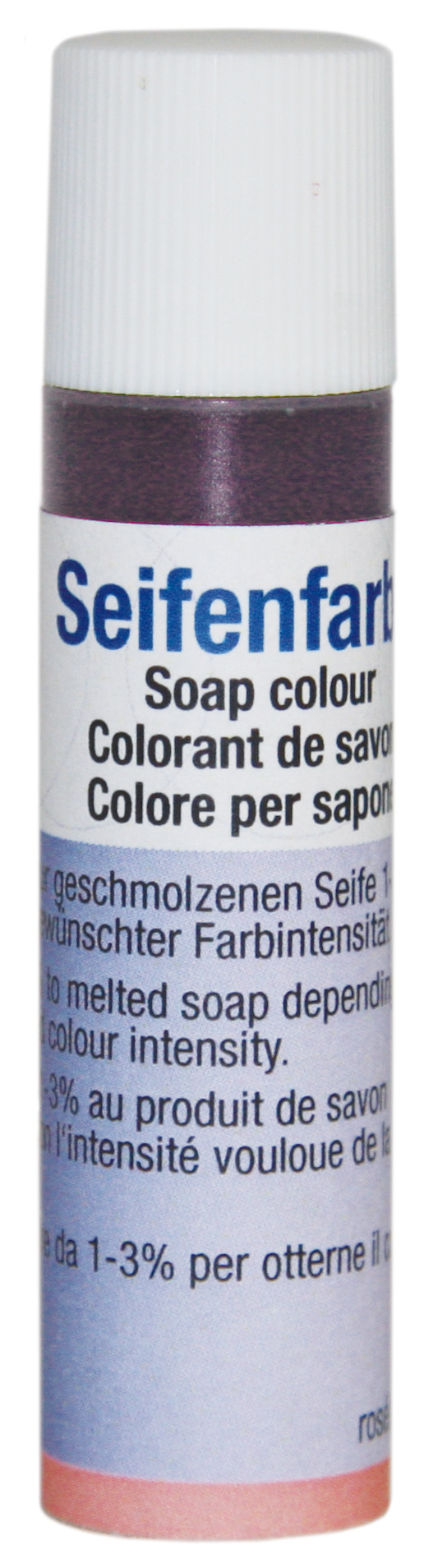 Seifenfarben transparent - 4er-Set - Orange, olivgrün, mint, rosé