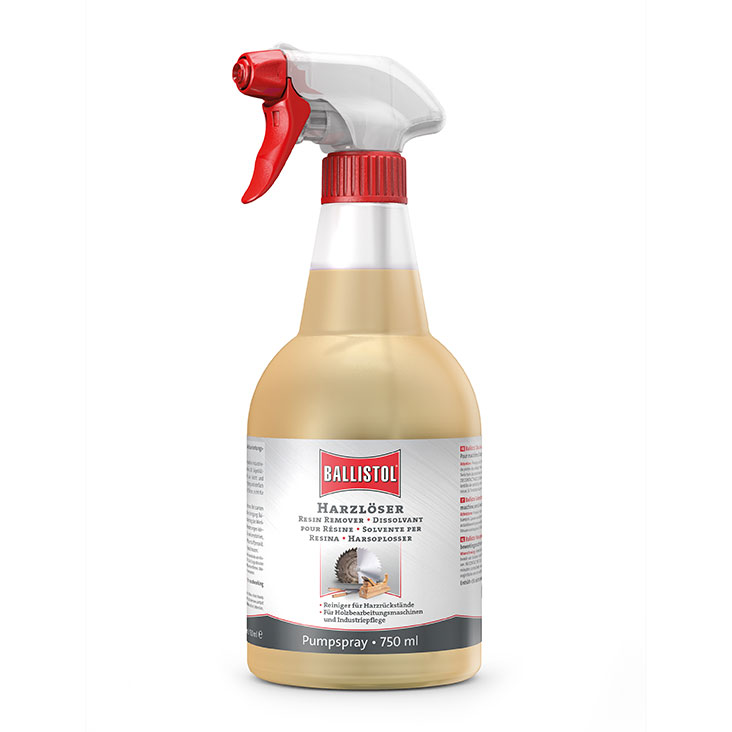 BALLISTOL resin remover, 750ml - dissolves burnt-in resin residues