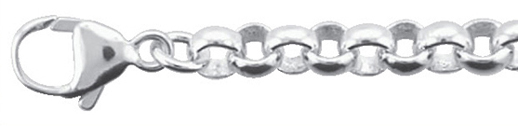Bracelet silver 925/-, Erbs 19.00 cm