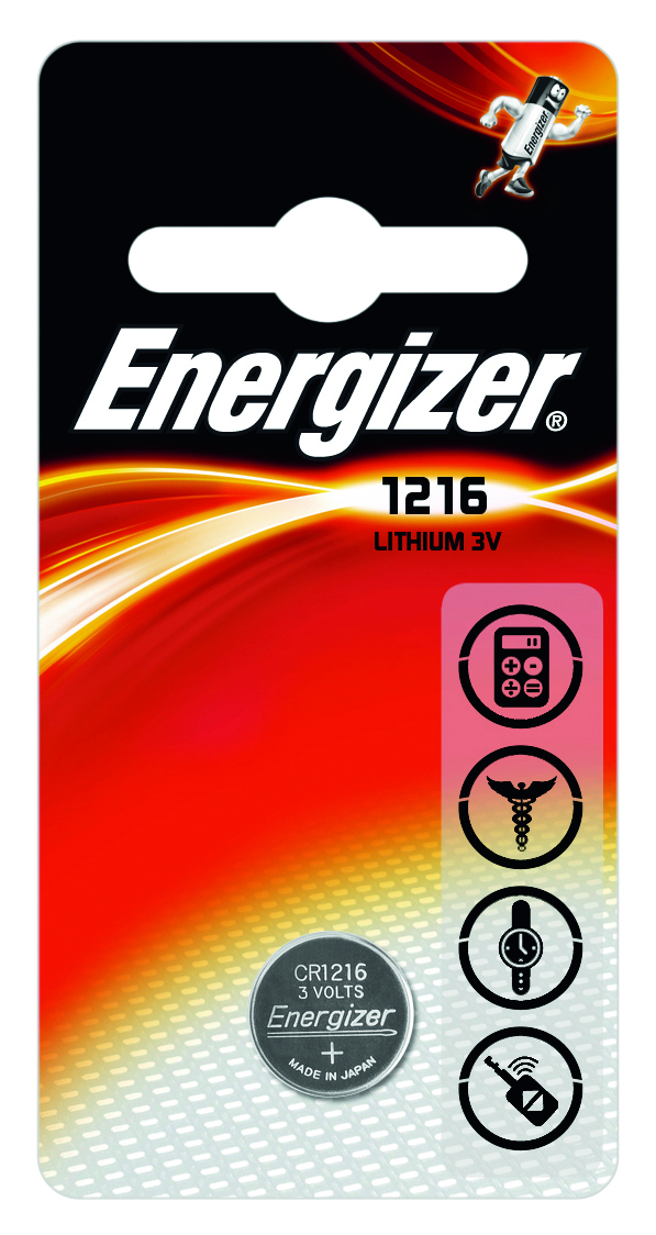 Energizer 1216 Lithium Knopfzelle