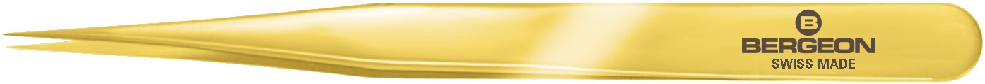 _ Brass forceps Type 2 gold-plated Bergeon