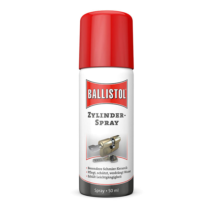 BALLISTOL cilinderspray, 50 ml - de speciale verzorging voor cilinders en sloten