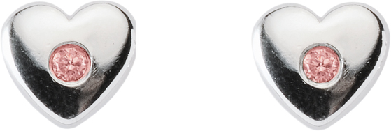 Ohrschmuck Silber 925/rh Herz Zirkonia farbig 3er Sort.