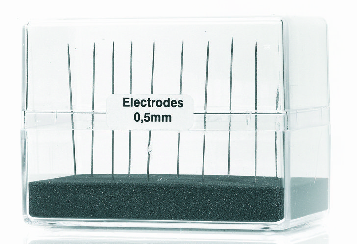 Special electrodes, dia. 0.6 mm, for PUK