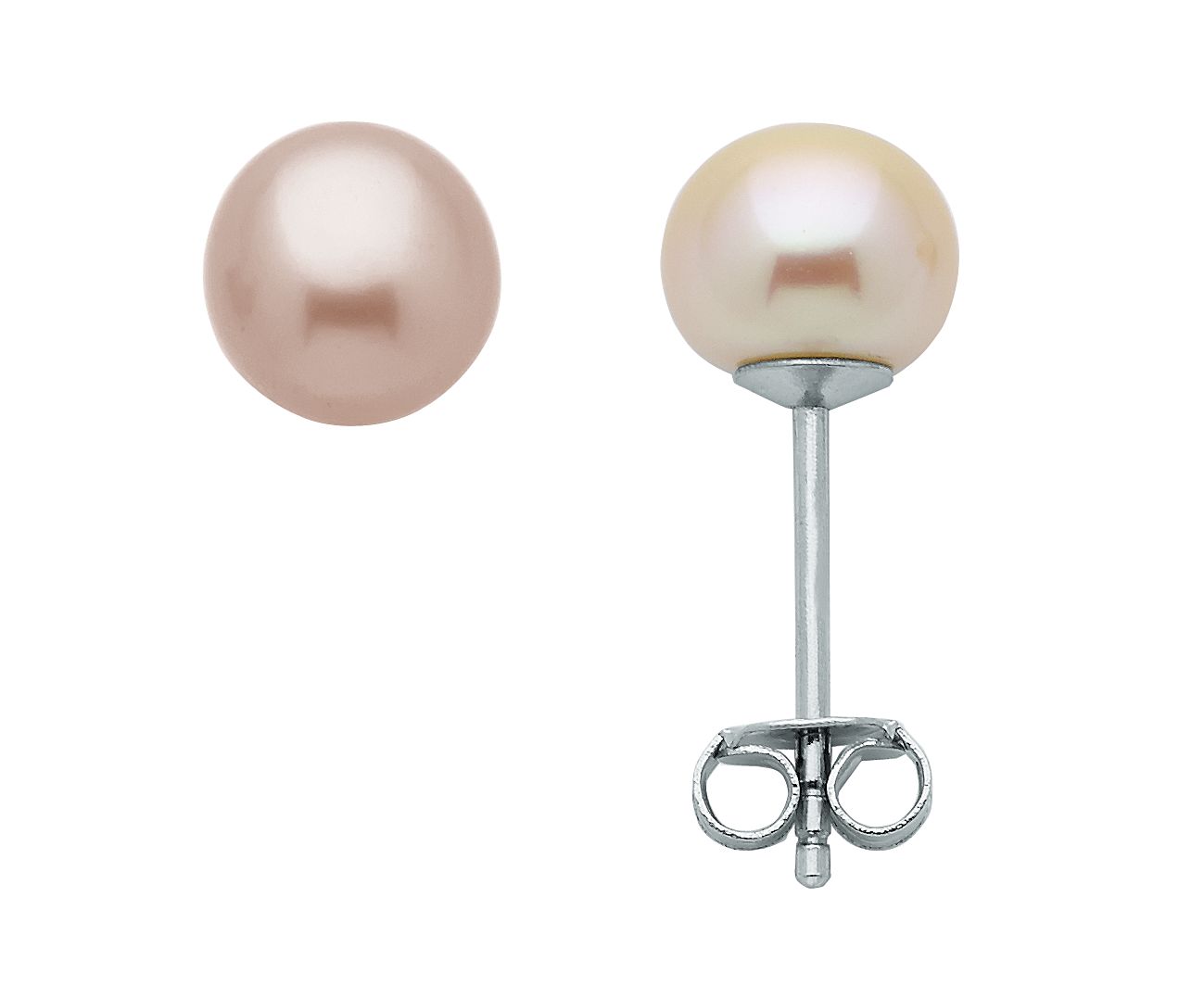 Ohrstecker 3 Paar 925/rh mit Süßwasserperle