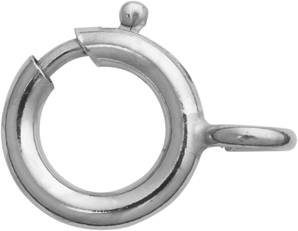 Federring Silber 925/- Ø 10,00mm ohne Bund