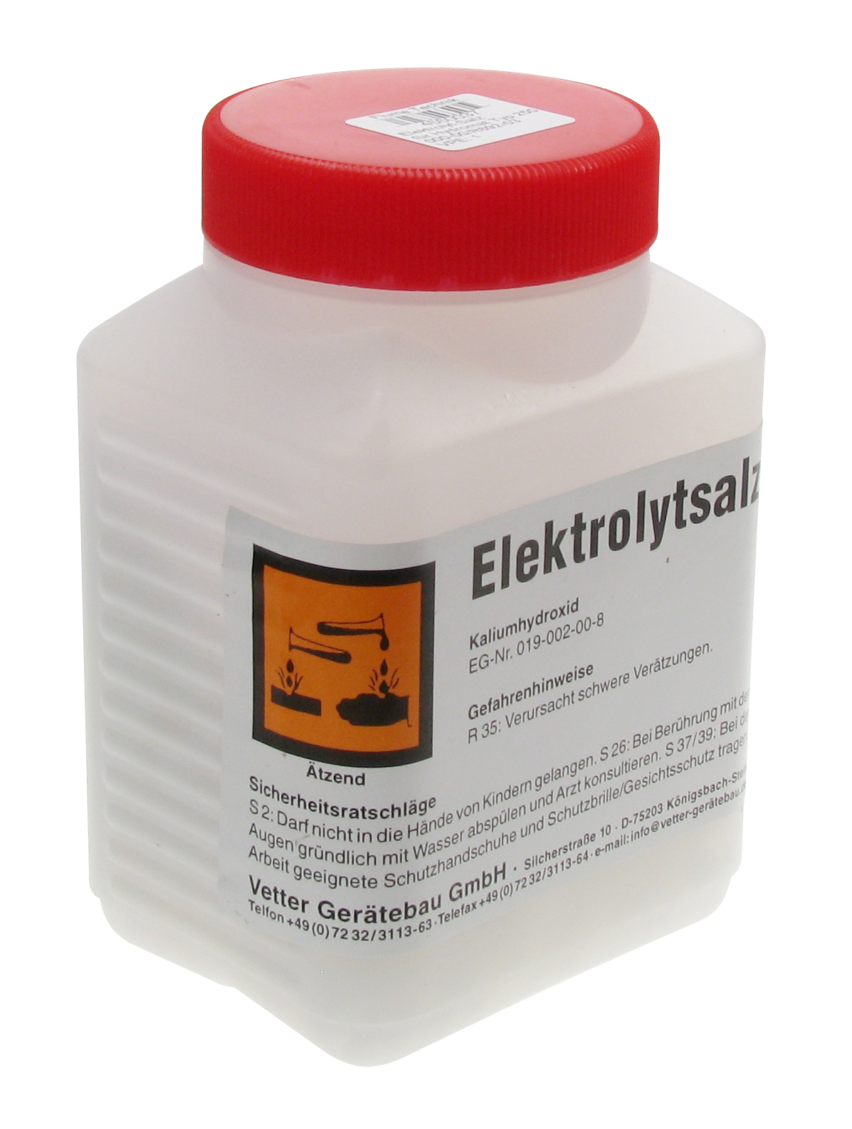 elektrolytzout voor type 250 Hydromat
