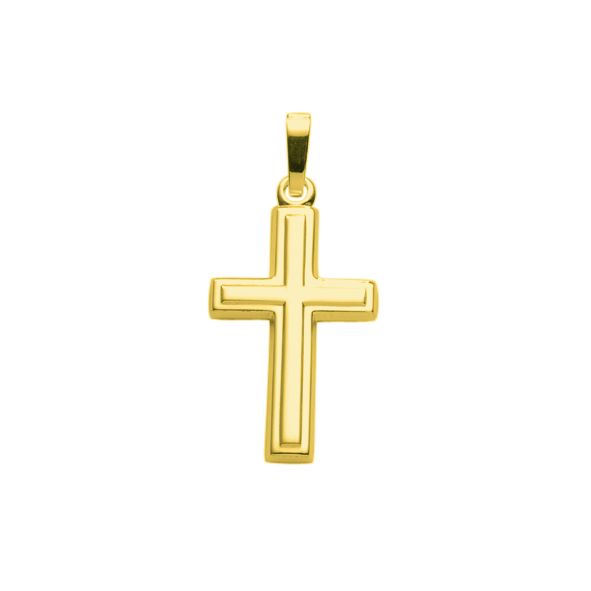 Cross 925/gold-plated