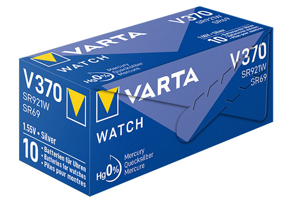 Varta 370 knoopcel