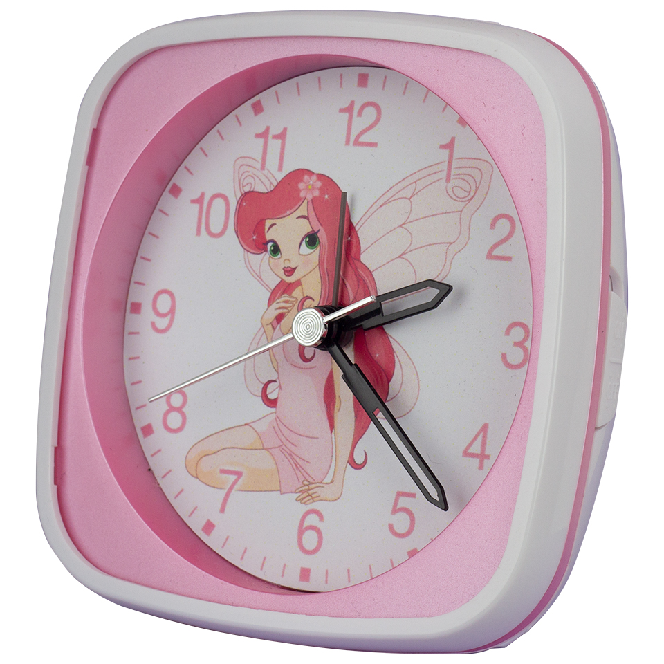 Children's Alarm Clock Fairy, sweeping second