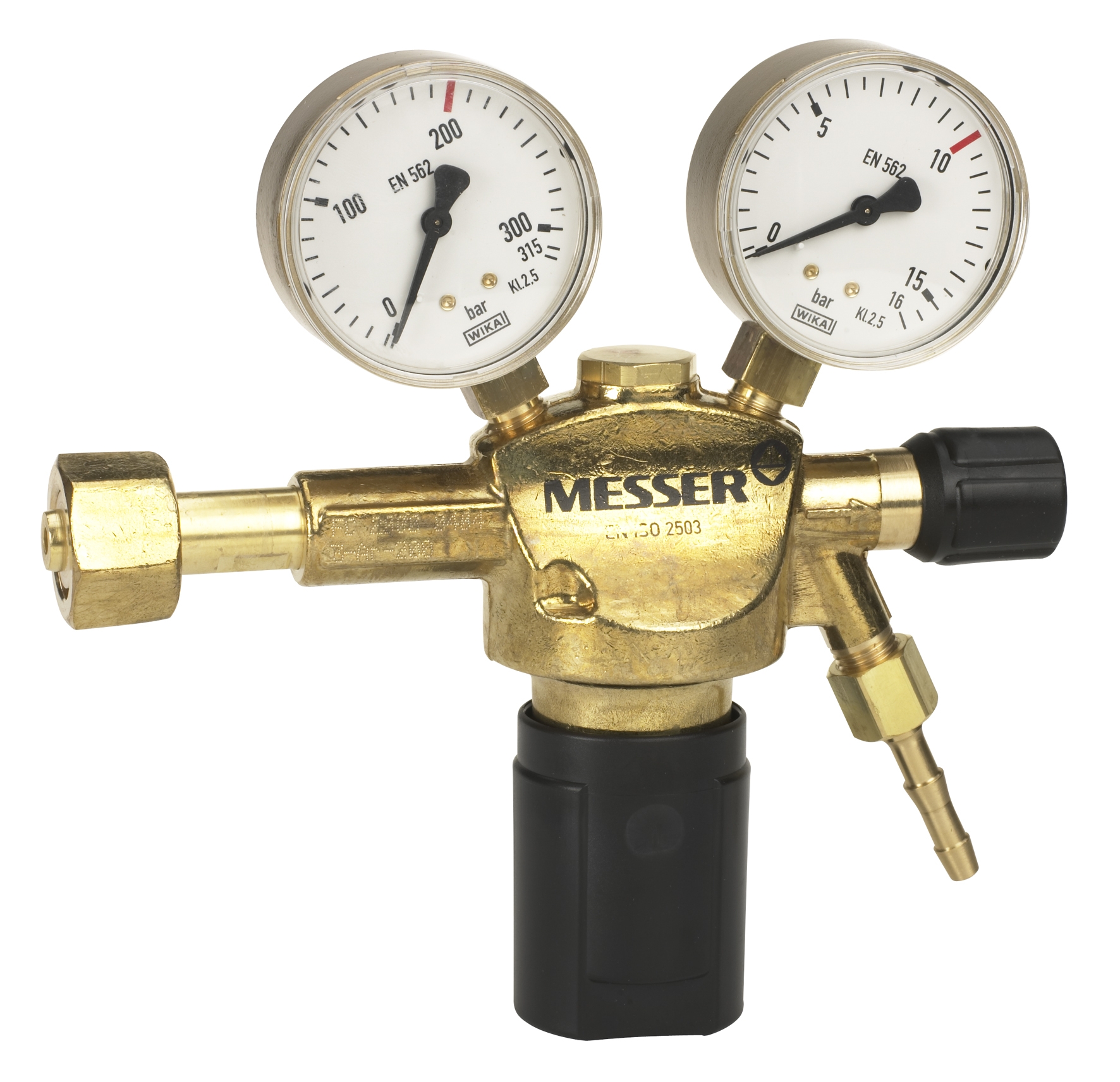Pressure regulator for oxygen