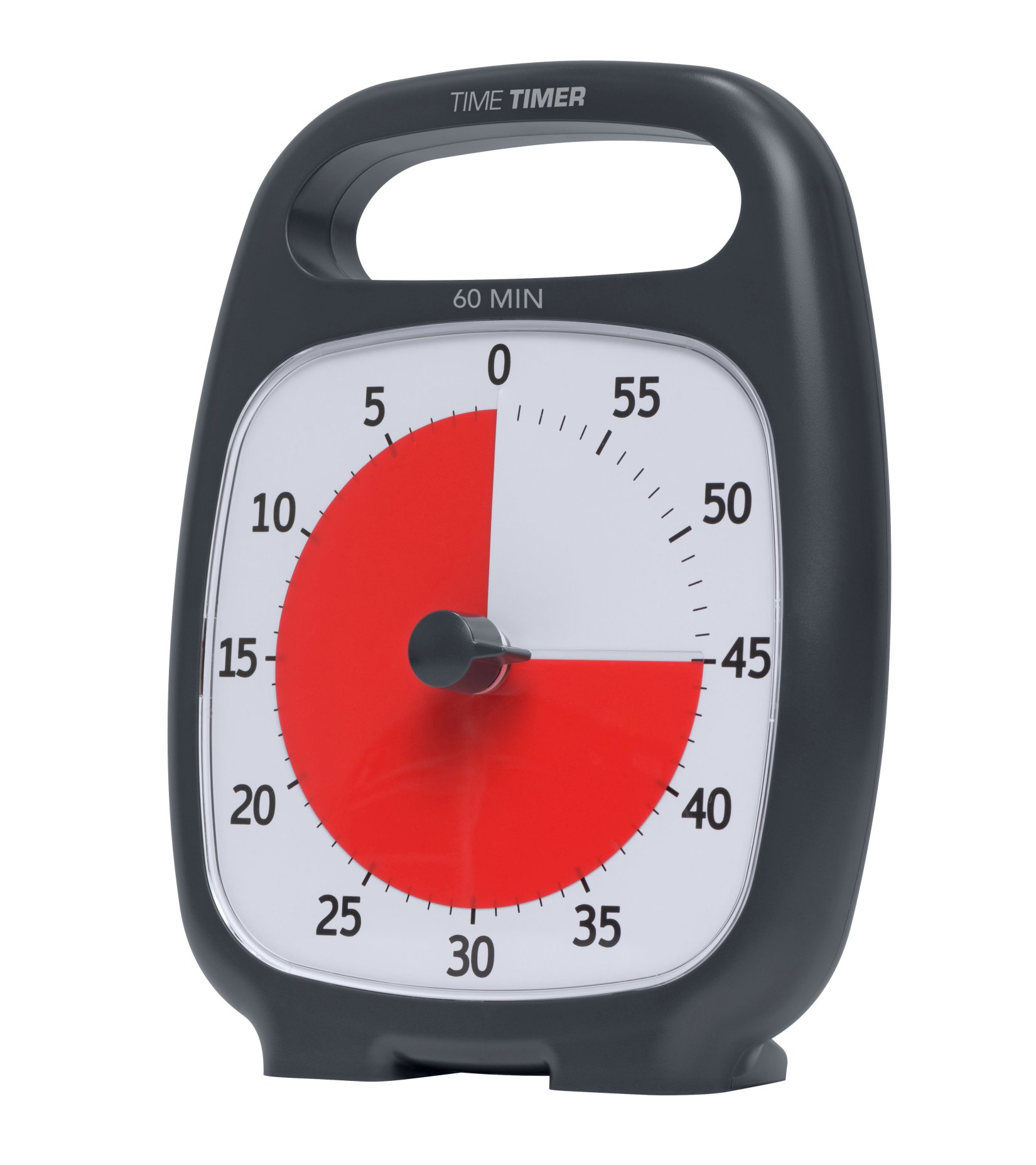 TIME TIMER Plus, zwart - 60 Minuten