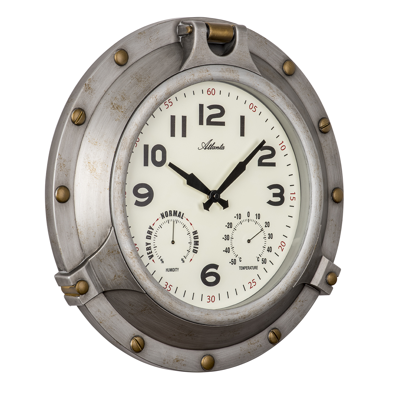 Atlanta 4545 Wall clock quartz gray