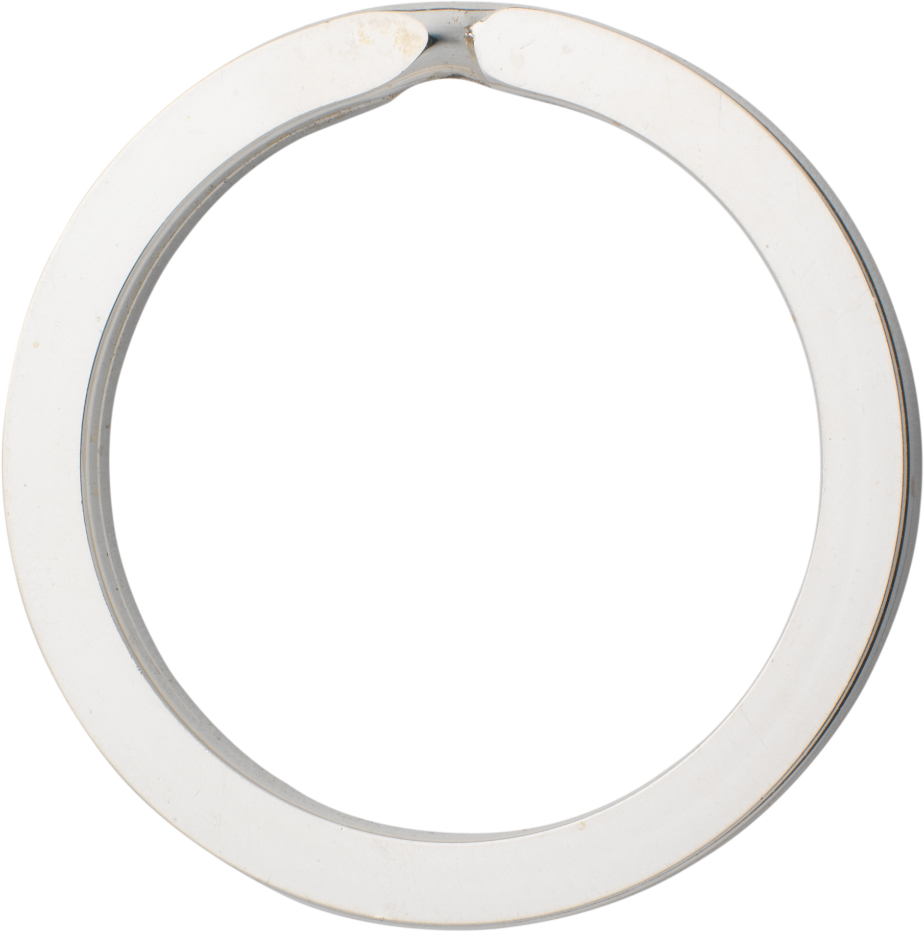 key ring silver 925/-, round Ø 26.00mm, split ring