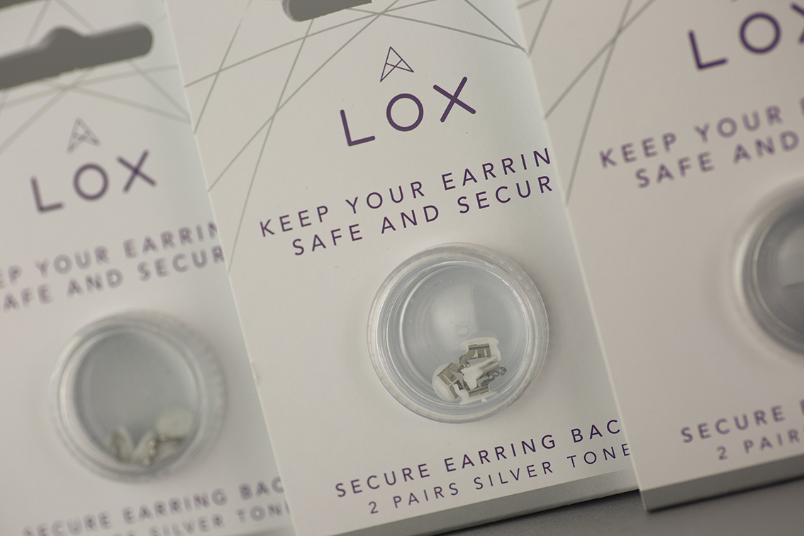 LOX - Secure for earrings, hypo-allergenic, Silver-plated