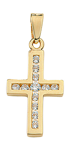 Kreuz 585/GG Zirkonia