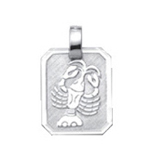 _ Sternzeichen Silber 925/- Krebs, eckig