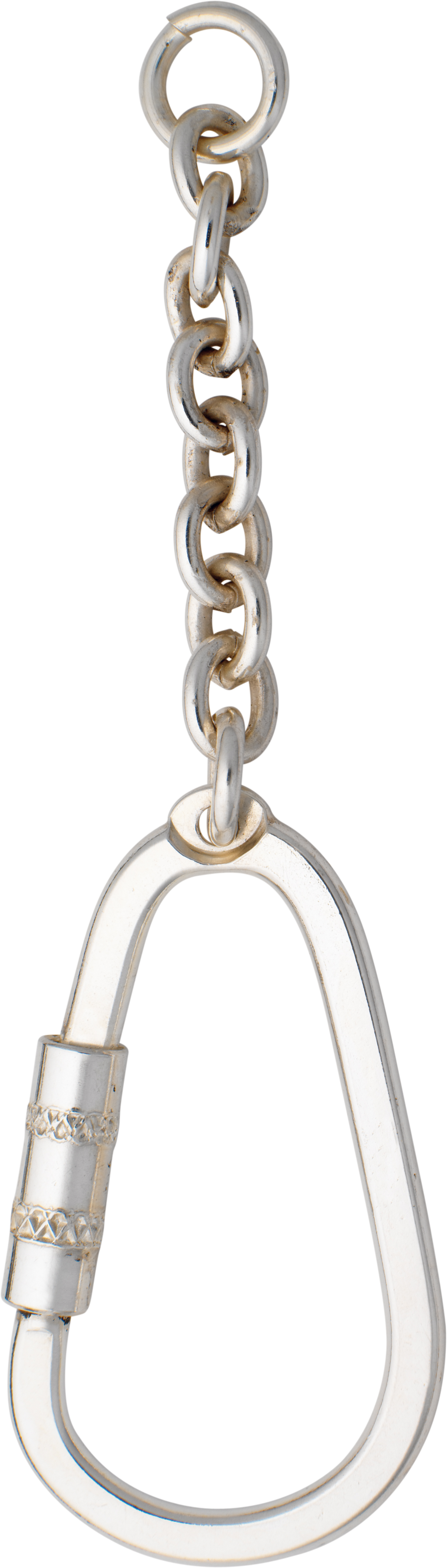 Key ring silver 925/-, tear L 35,00 x W 19,00mm, with chain 38.00 mm