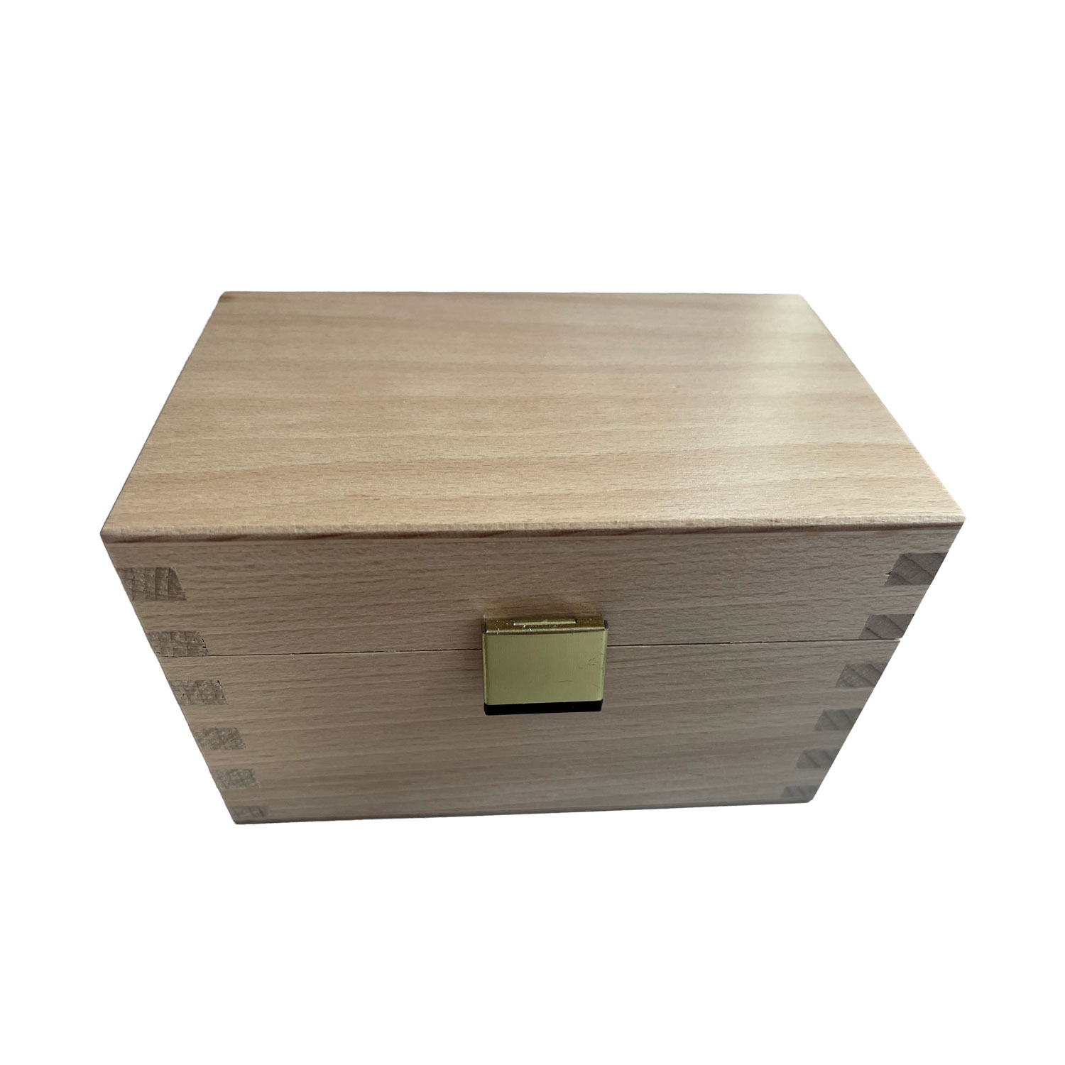 Leerer Holzkasten für Prüfsäuren
