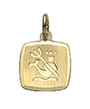 Zodiac gold 333/GG Aquarius, square