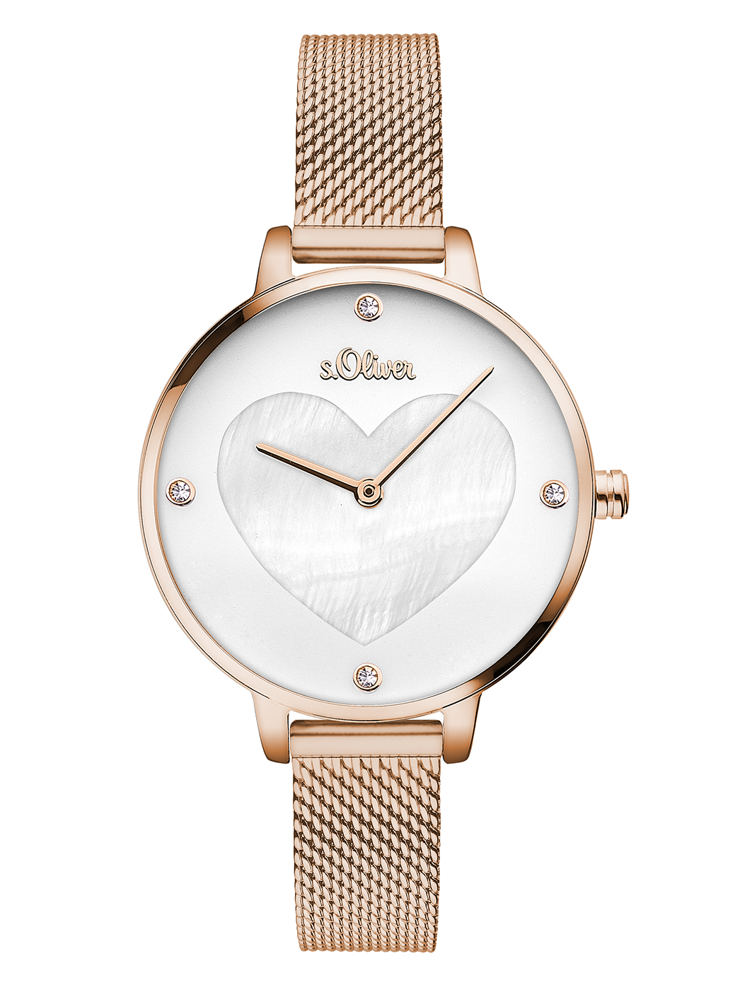 s.Oliver Metal strap rosegold SO-3473-MQ