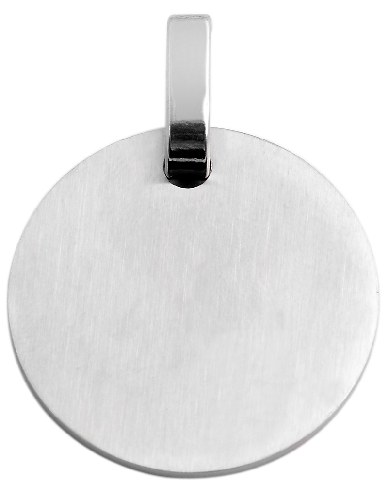 hanger gravure edelstaal basic Akzent zilver Ø 25mm
