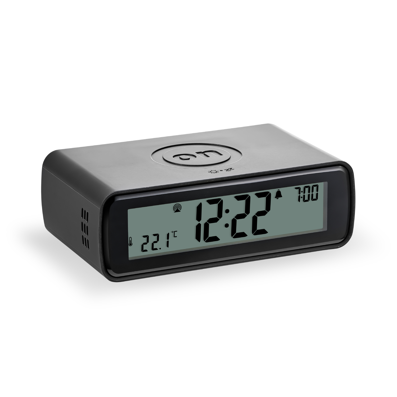 Atlanta 1874/7 radio controlled alarm clock black