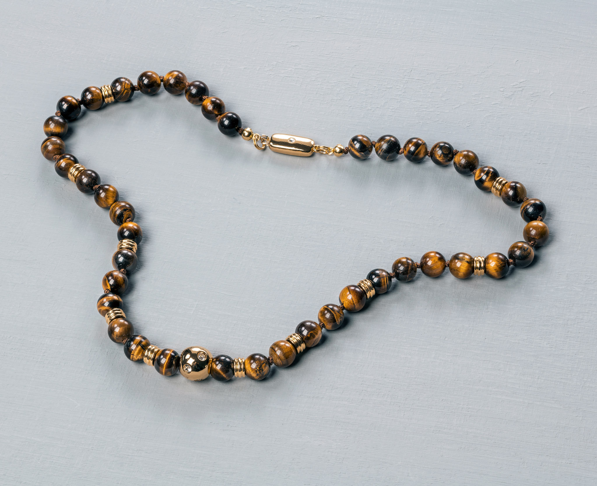 Handcraft jewellery set Tiger Eye