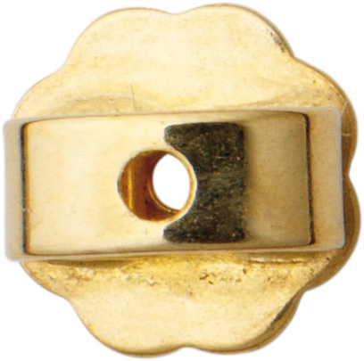 Screw back nut gold 585/-Gg Ø 6.00mm