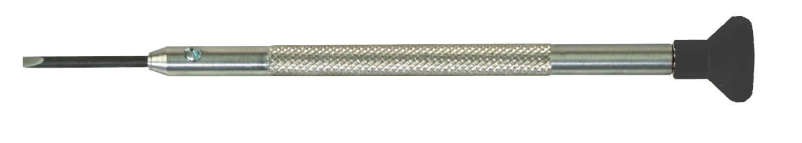 Schraubendreher mit Stahlklinge 1,0 mm Horotec