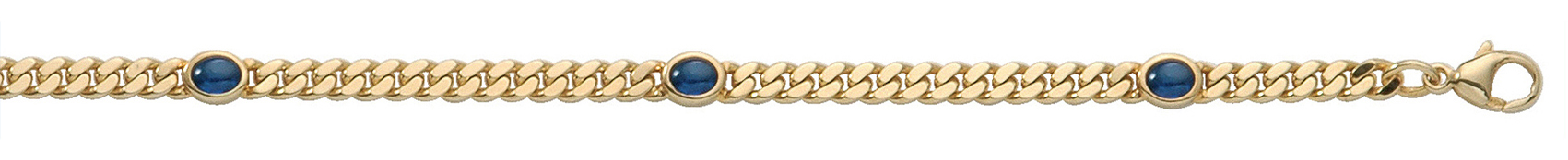 Armband Gold 585/GG, Safir