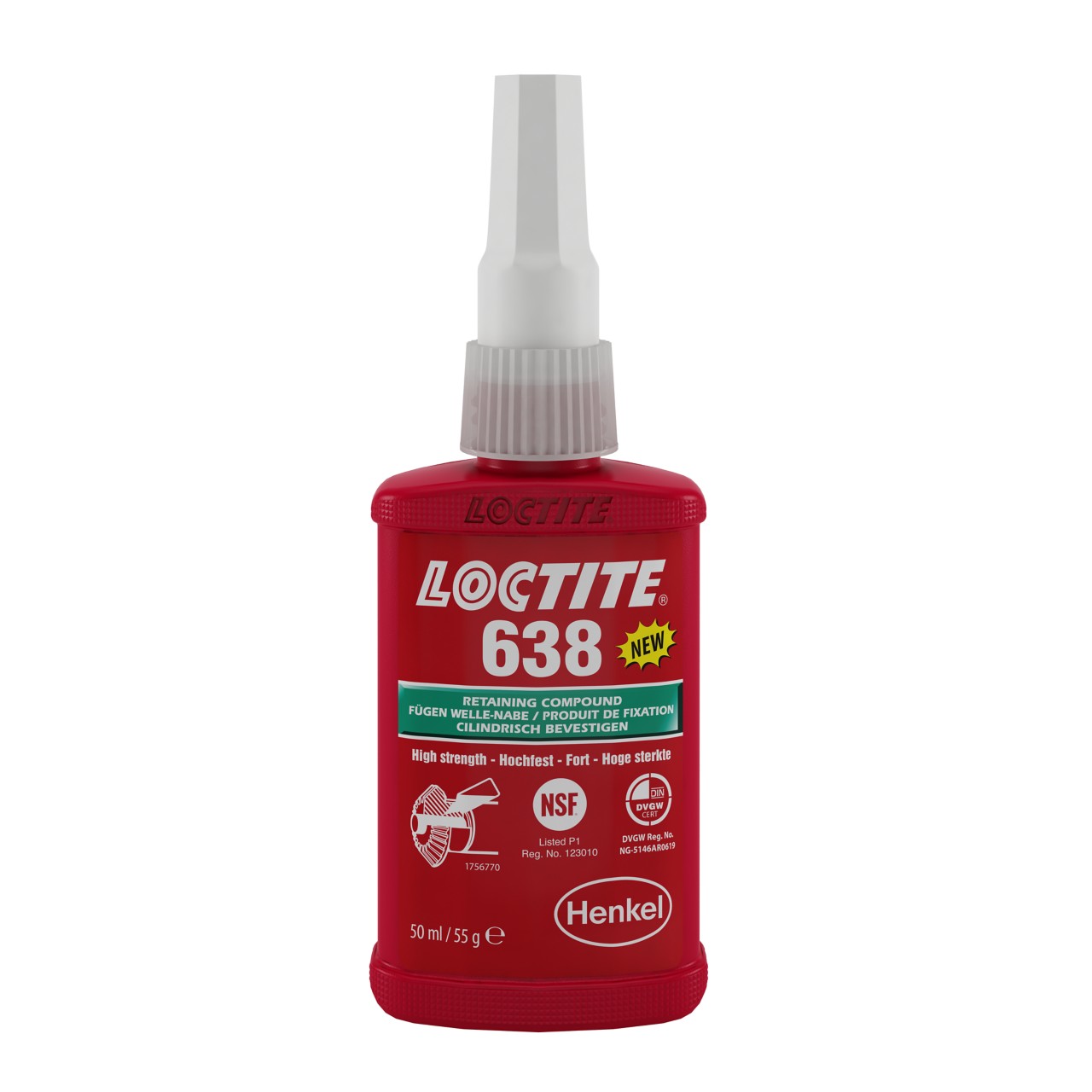 Retaining adhesive LOCTITE 638, 50ml