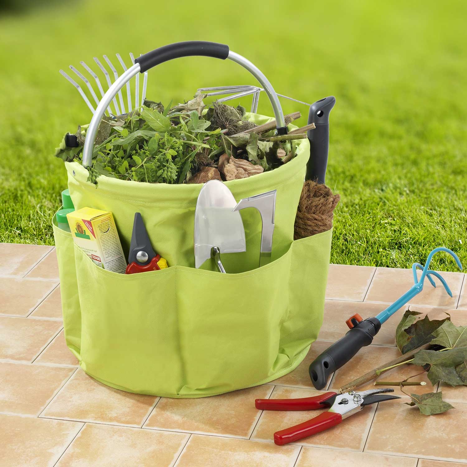 Garden caddy, green - in XL version