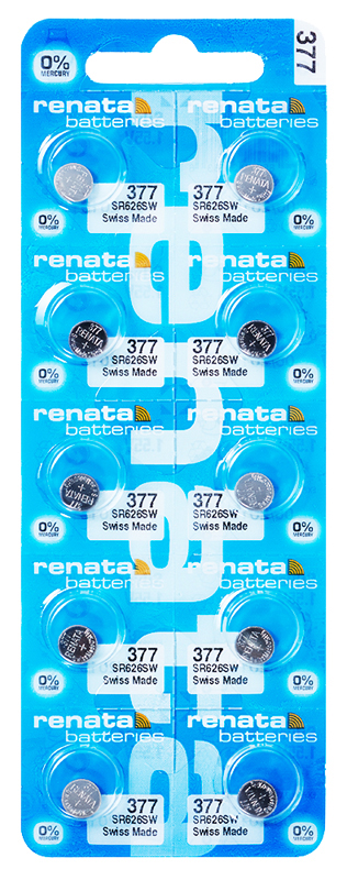 Renata 377 Knopfzelle Multipack