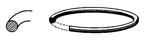 Buisafdichting RLX buitenkant Ø 3,20 binnenkant Ø 1,75 mm sterkte 0,75