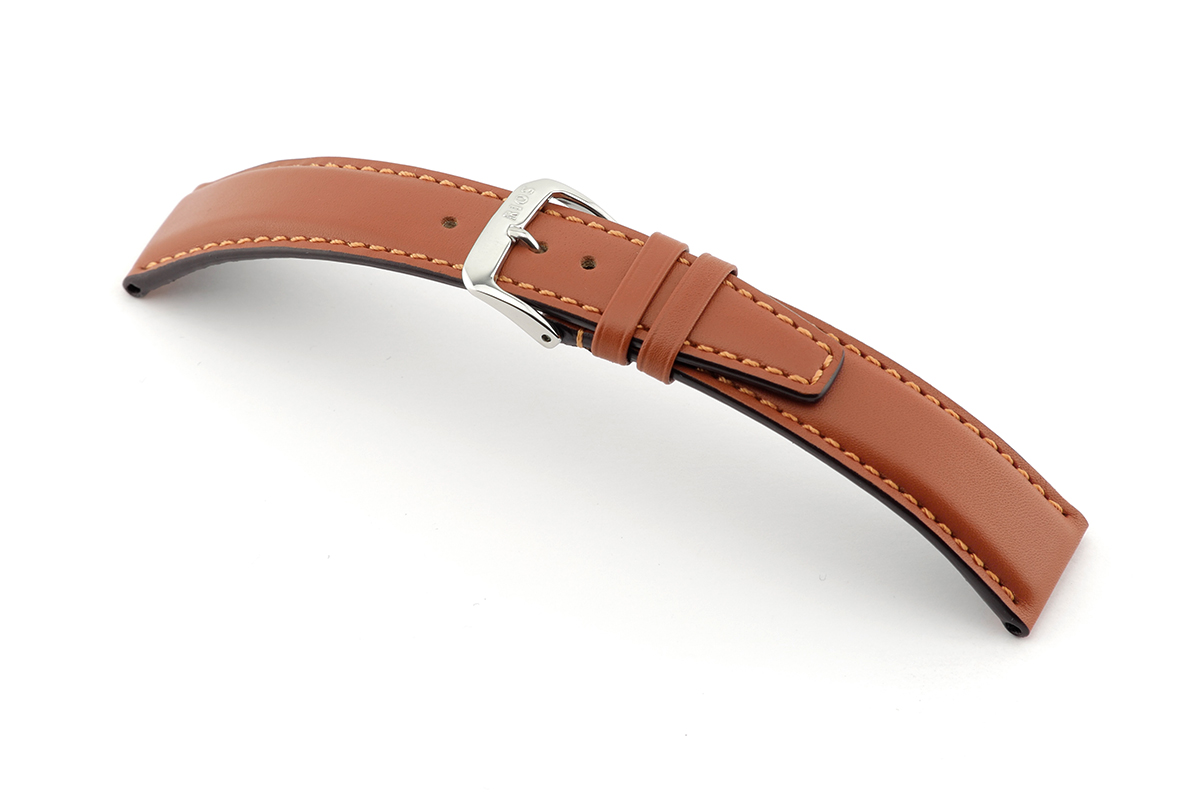 Leather strap Idaho 18 mm cognac