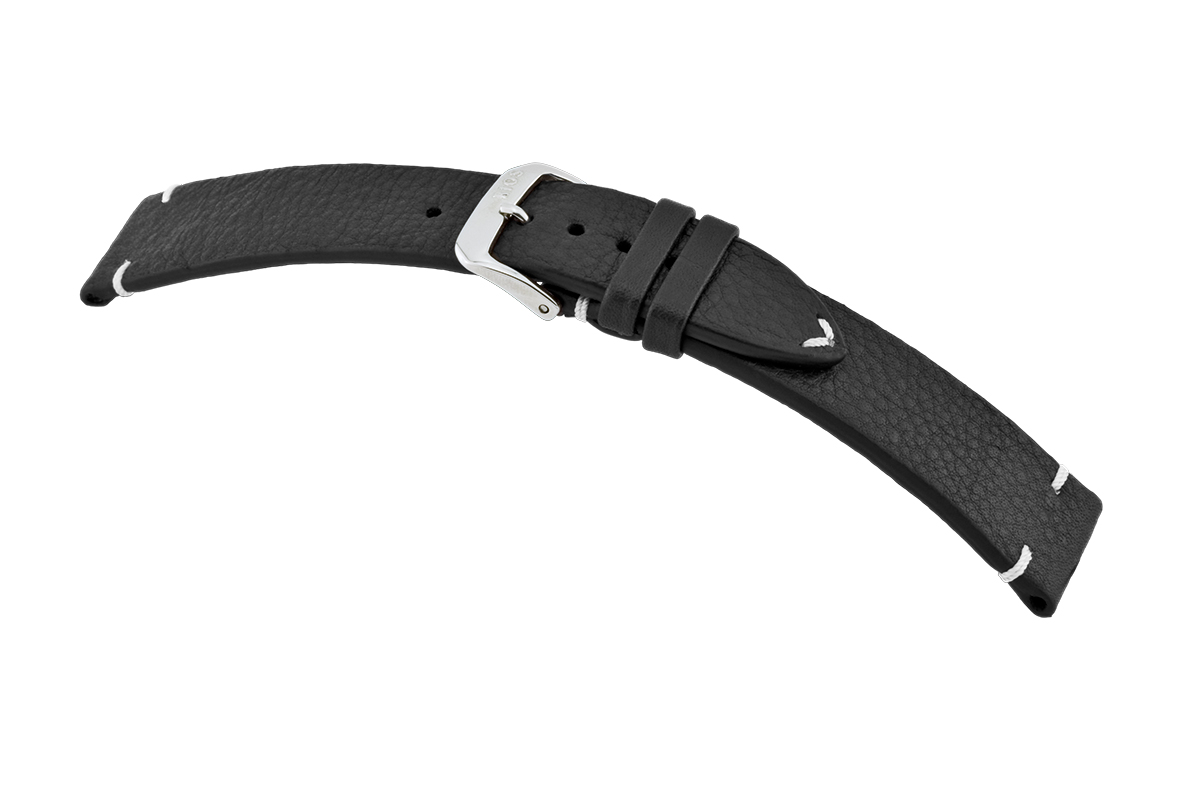 Lederband El Paso 20 mm schwarz